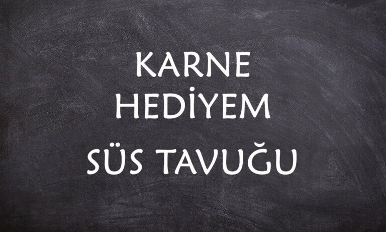 Karne Hediyem Süs Tavuğu Olsun Projesi